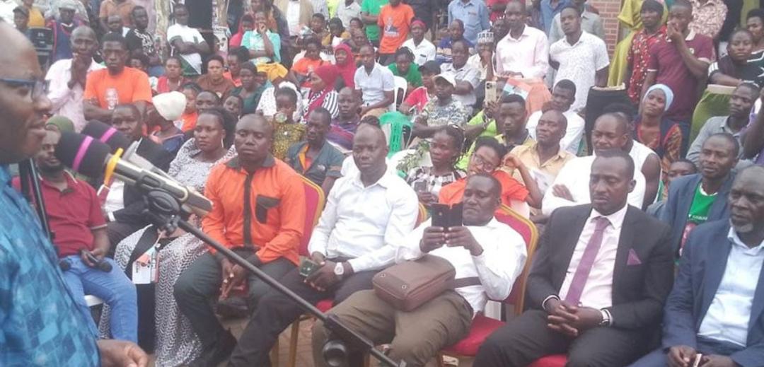 Tension Erupts at Masaka Rally as Voter Confronts DF President Mpuuga Over NUP Endorsement