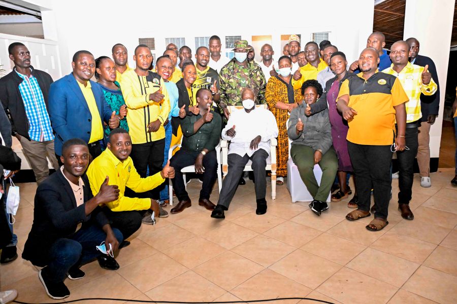 Focus on Real Change , Not Excitement, Museveni Tell Youth Mobilisers