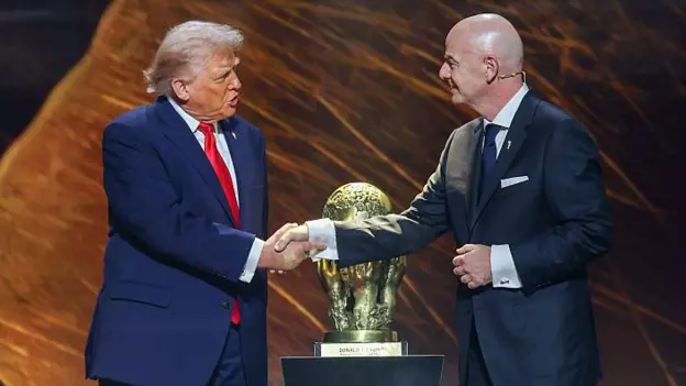Fifa accused of breaching own rules with Trump award