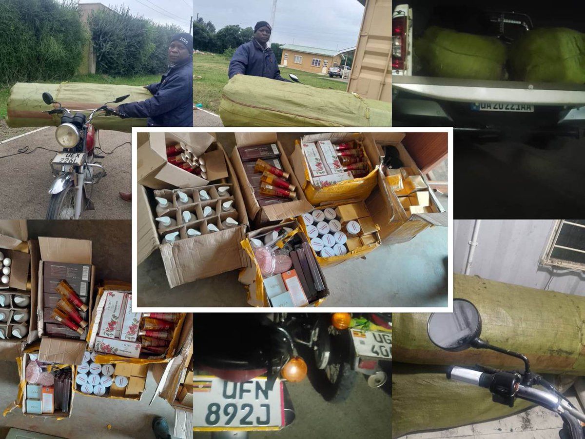 URA Cracks Down on Smuggling, Seizes Motorcycles ,Goods in Isingiro