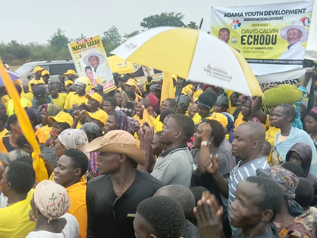 Hundreds Brave Downpour to Back Echodu Campaign in Soroti City West