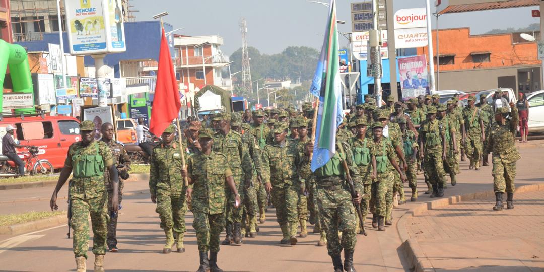 UPDF 's Fourth Infantry Division Conducts 30km Route March Ahead of 45th Tarehe Sita