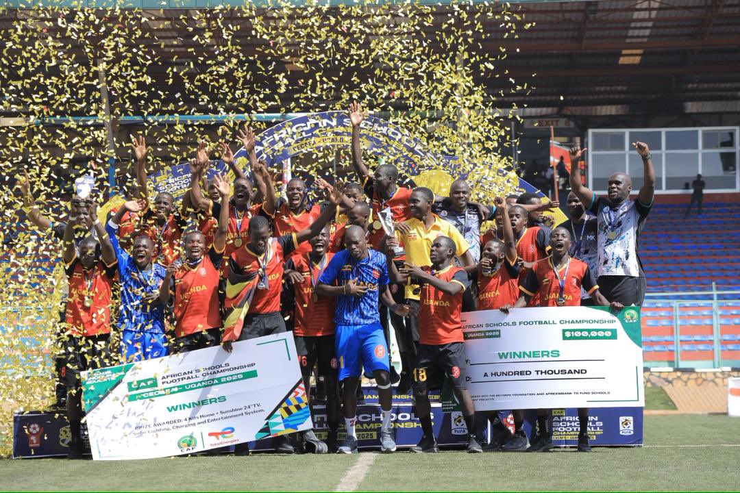Uganda crowned CECAFA champions in CAF African Schools Football Championship