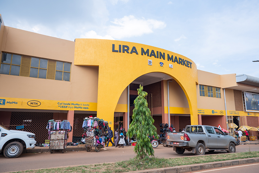 MTN MoMo Hands Over Refreshed Lira Main Market in Push for Cashless Trade