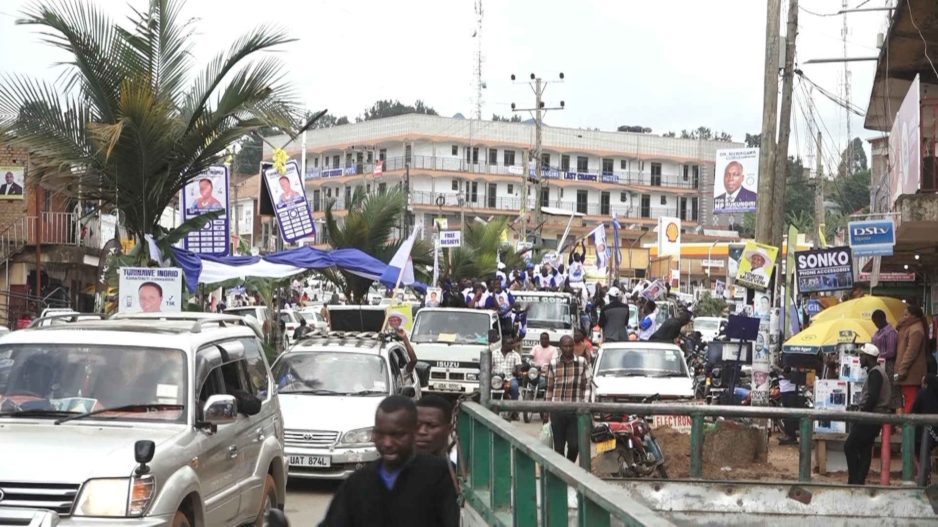 Heavy Rain Disrupts PFF Rally in Rukungiri Municipality