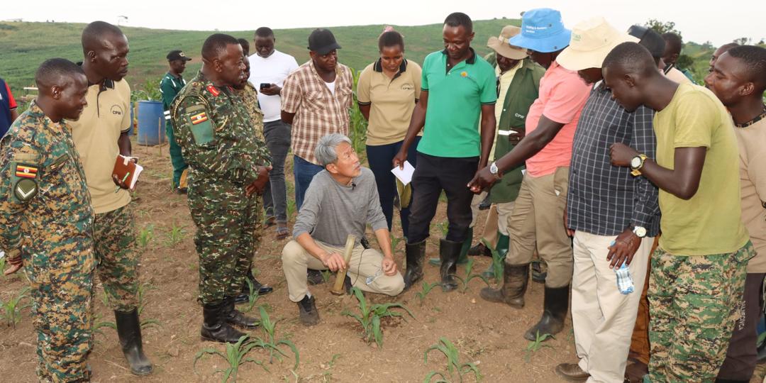 UPDF Hosts University of Tokyo Professor for Demonstration of Advanced Agricultural Technology