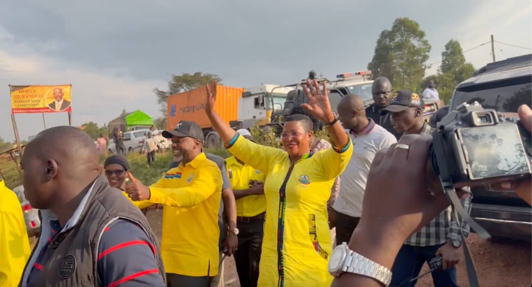 Speaker Among Backs Mubangizi in Buwekula South Rally