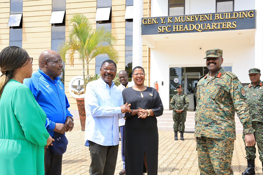 PICTURES: EAC Speakers Visit Gen Muhoozi, Praise Role in Regional Security and Integration