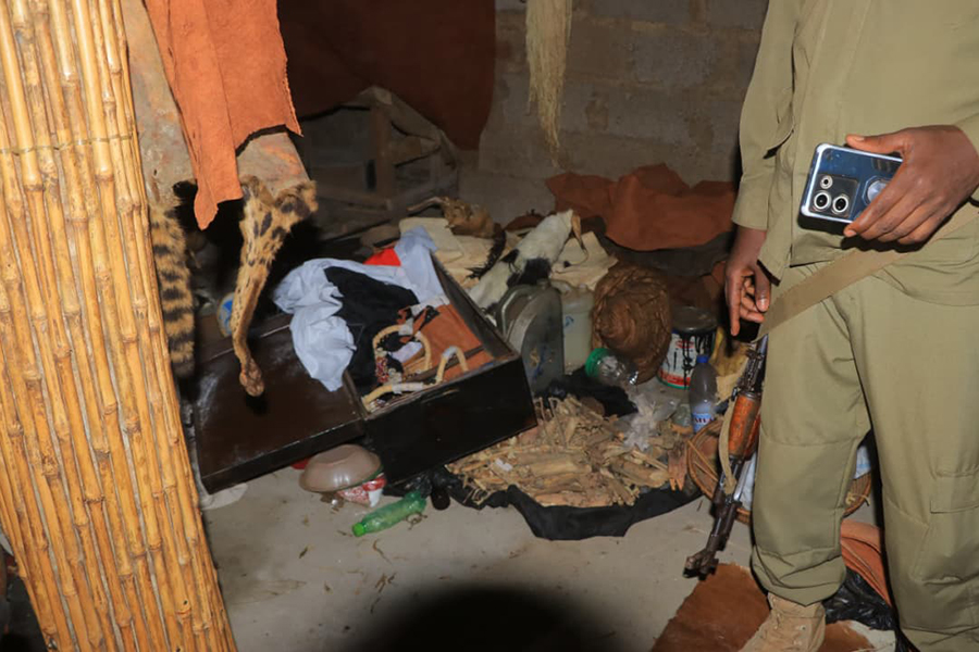 Human Remains, Skulls and Ritual Items Found in Mpigi Home as Police Arrest Suspected Killer