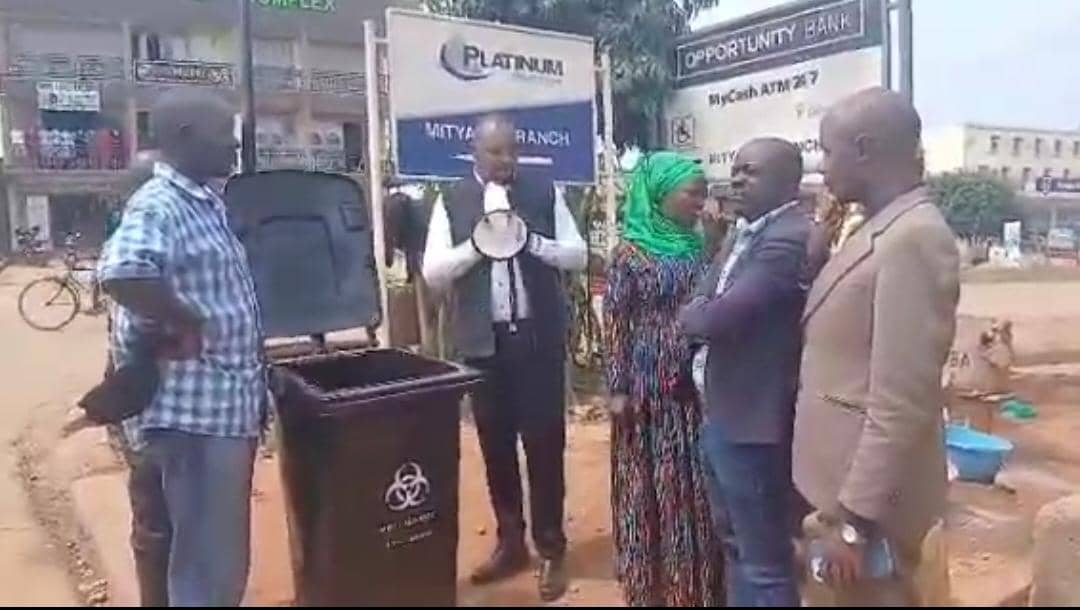 Mityana Wealth Creation Group Launches Dustbin Distribution Drive to Improve Sanitation