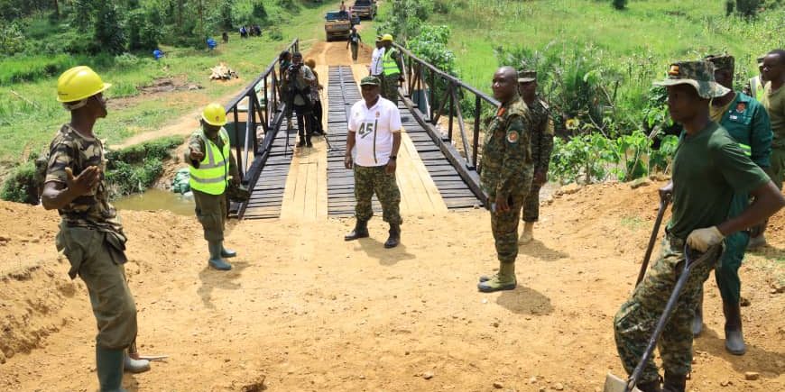 UPDF Engineers Complete Shs50M Bridge in Kanungu to Boost Trade and Access