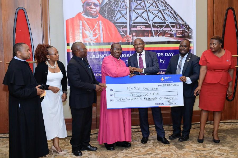 Centenary Bank Contributes Shs70M to Kasese Diocese Towards 2026 Martyrs Day Preparations