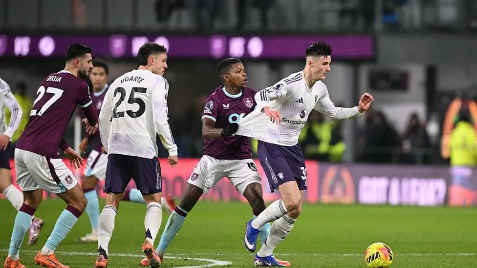 Sesko scores two as Fletcher's Man Utd held at Burnley