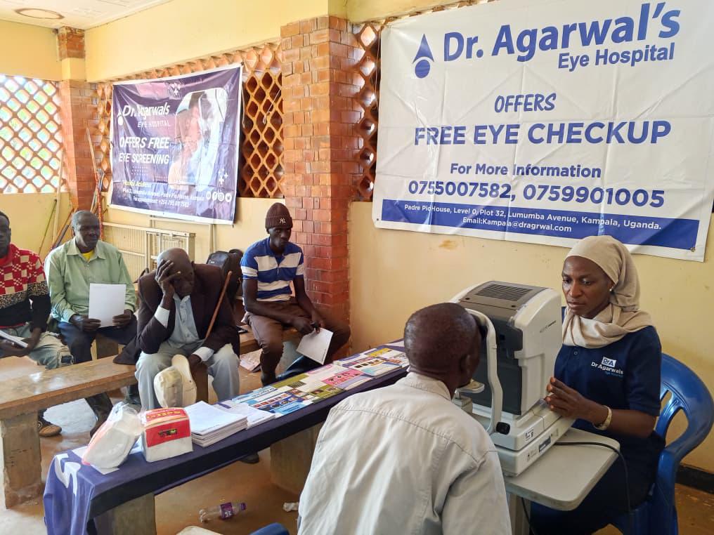 Hundreds Treated at a Free Eye Camp Held in Honour of Isaac Kigozi