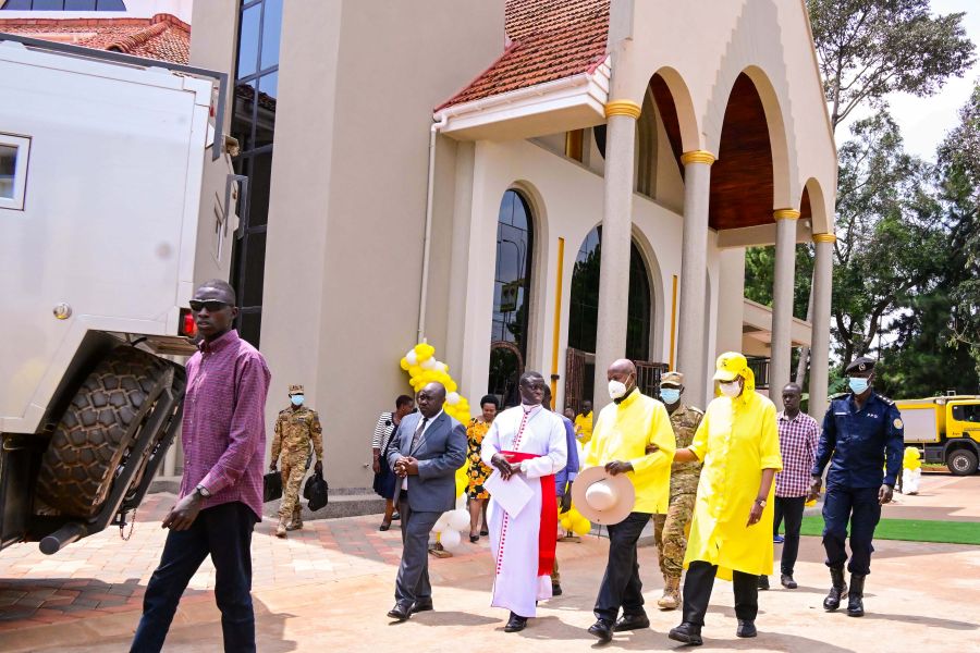 Museveni Commissions New St.John's Church Building in Entebbe