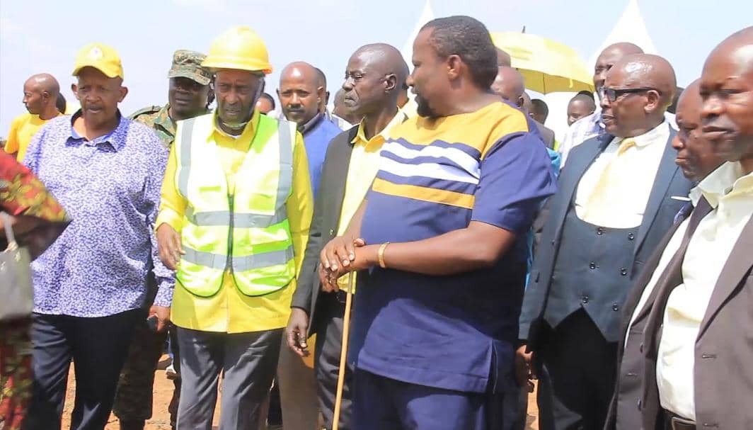 Rwashande Inspects Women’s Hospital Project in Lwemiyaga