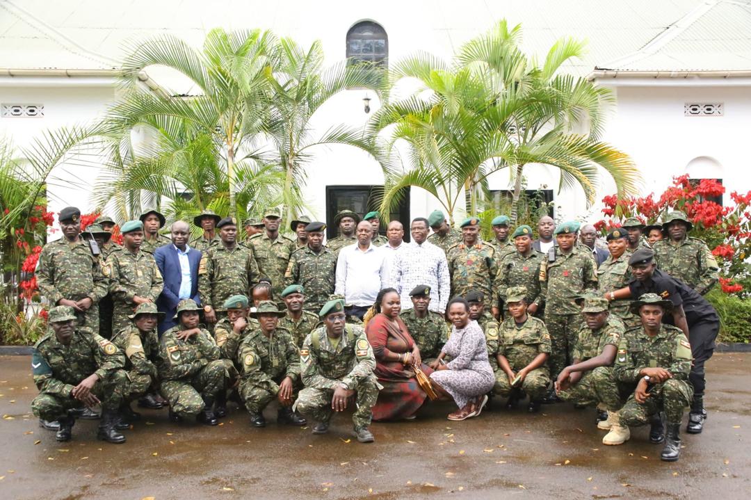 Katikkiro Mayiga Commends Kabaka Protection Unit for Loyalty, Professionalism