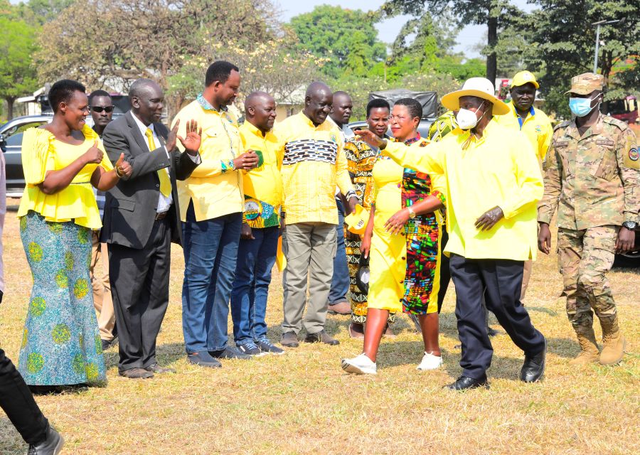 Museveni Highlights NRM’s Key Contributions as he Meets Acholi , Adjumani Leaders