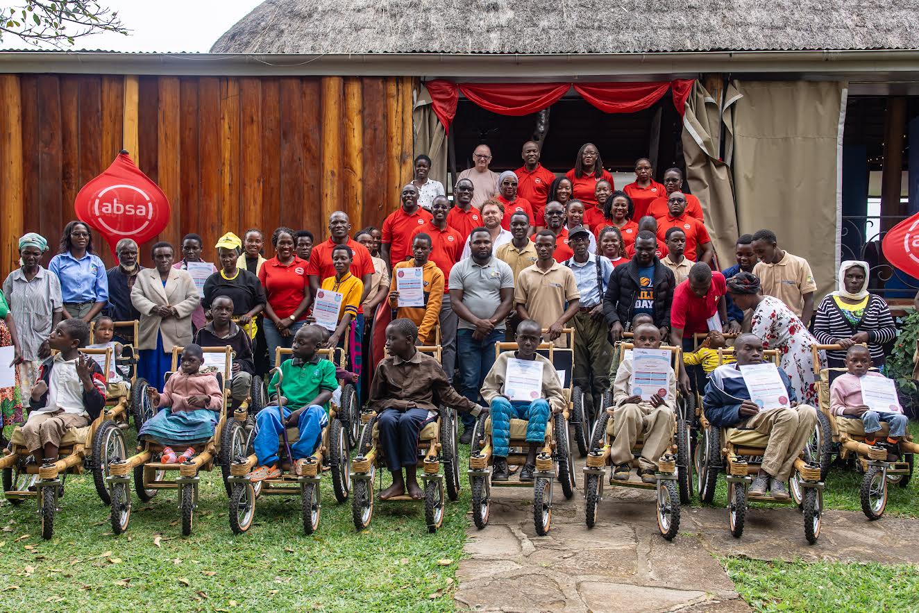 Absa Uganda Drives Inclusion with Rwenzori Region Bamboo Wheelchair Donation