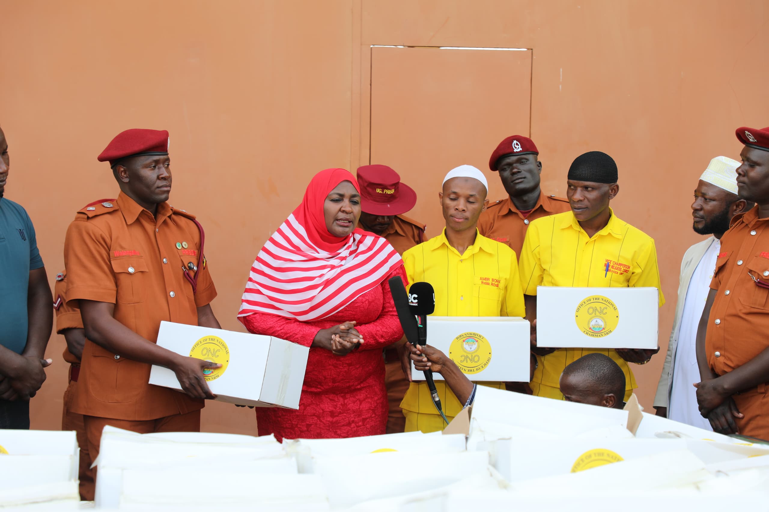 ONC's Namyalo Donates Ramadan Relief to Kitalya Inmates