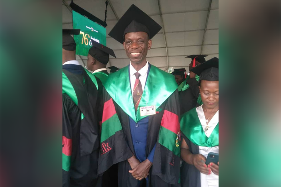 Eric Sakwa: Former Jinja RDC Graduates with Master’s Degree from Makerere