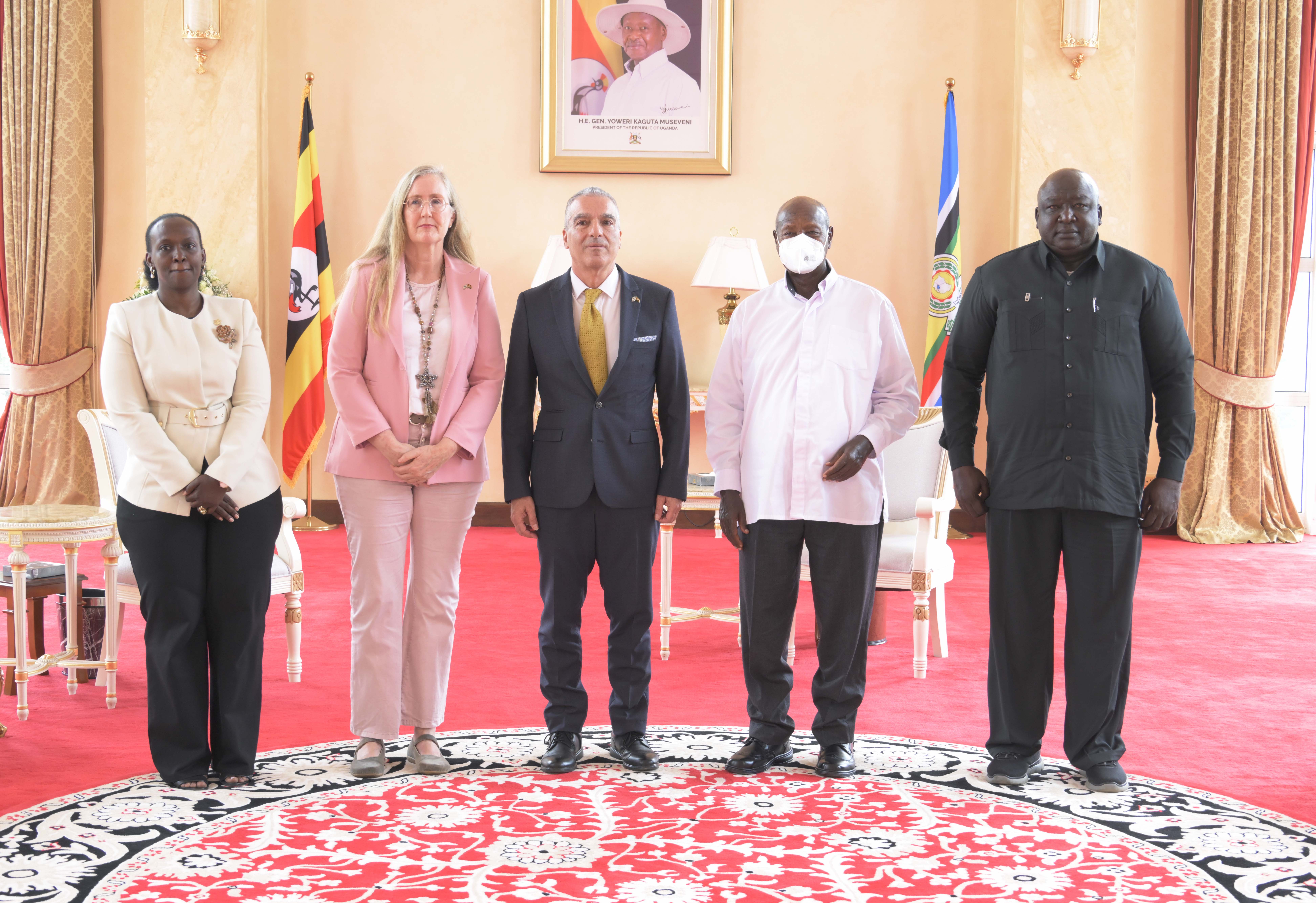 Museveni Receives Credentials for Six New Ambassadors 