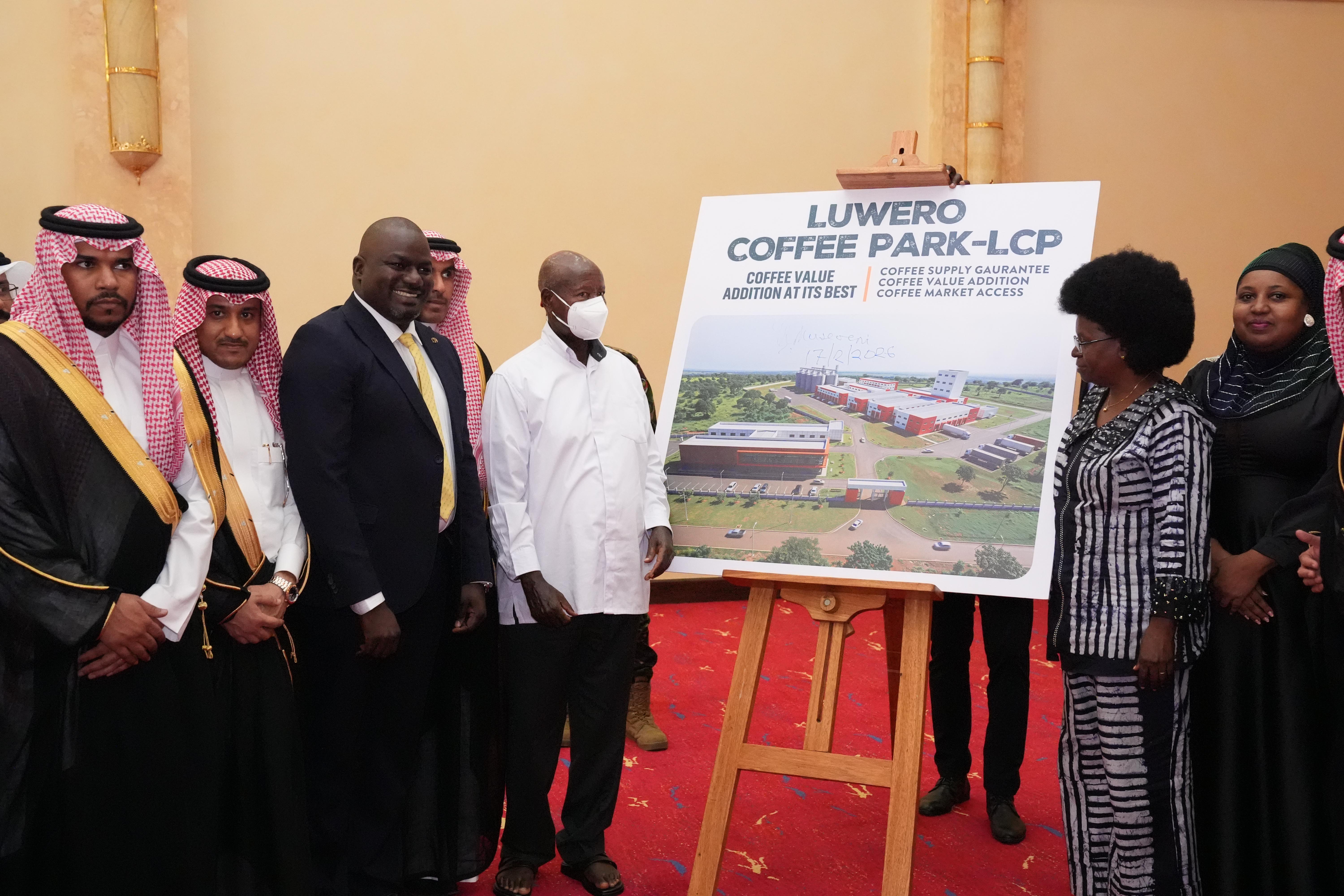 Museveni, Saudi Arabian Delegation Talk Coffee Value Addition
