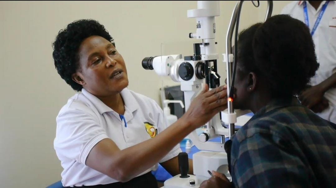 Muteesa II Health Centre IV in Ssingo Receives Modern Eye Screening Machine
