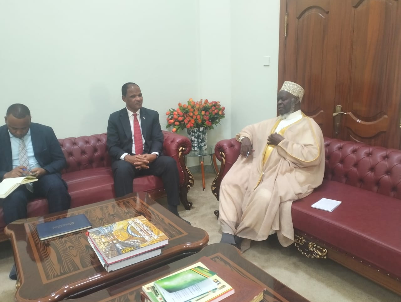 Mubaje Pledges Prayers and Support for Sudan’s Peace During Meeting with Envoy