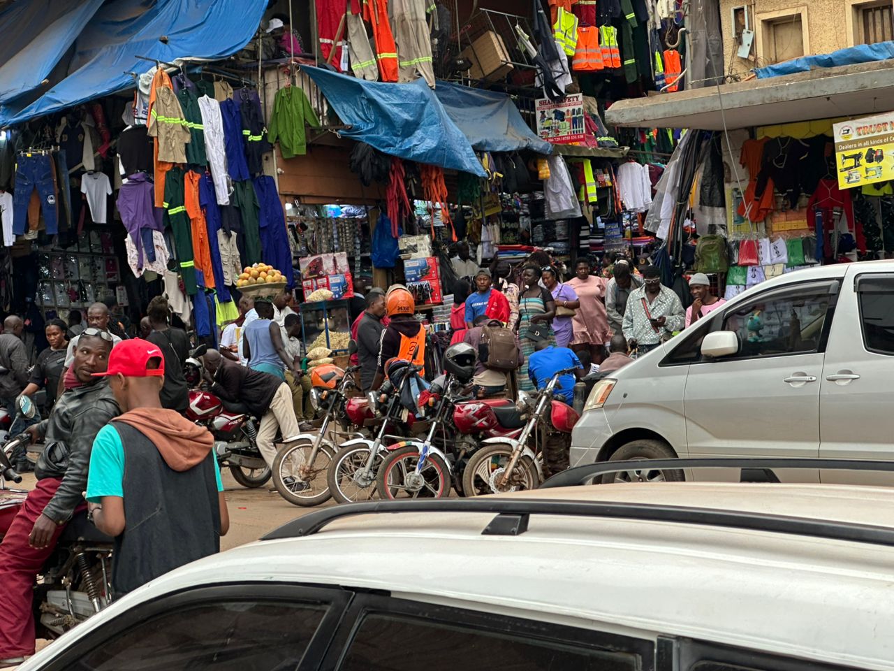 Downtown Kampala Traders Struggle Despite Post-Election Crowds