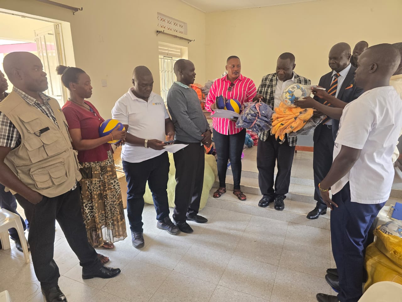 65 Schools in Adjumani Receive Sports Equipment to Boost Health Clubs