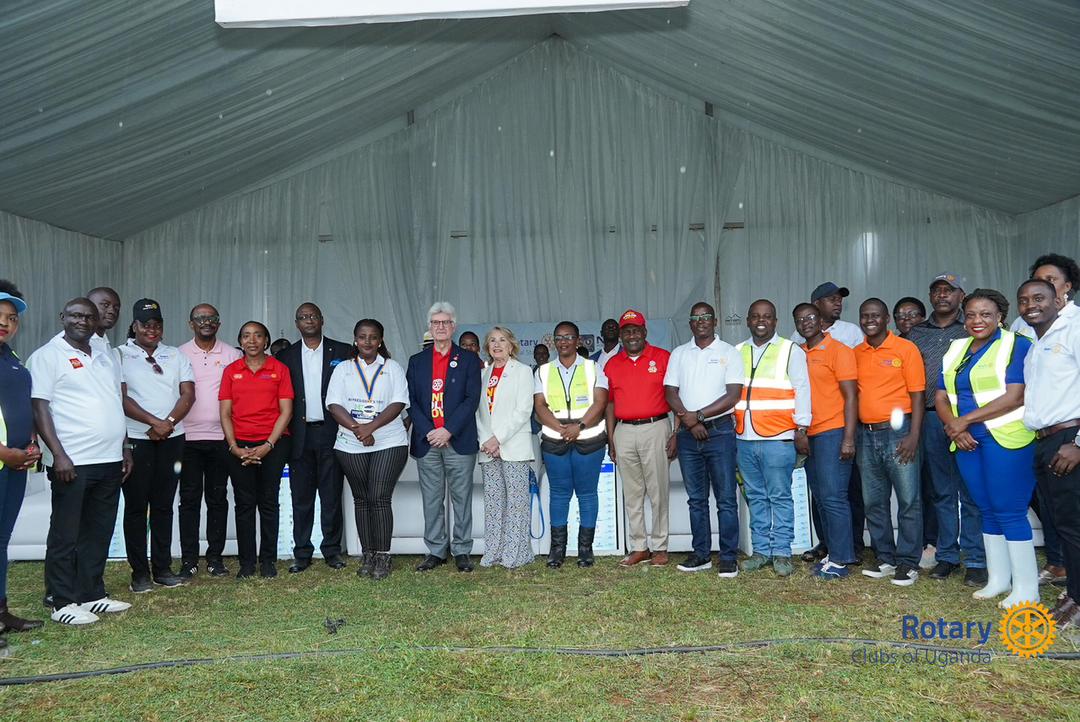 Rotary International President Francesco Arezzo Launches Mega Medical Camp, Serving Over 3,500 People in Kajjansi