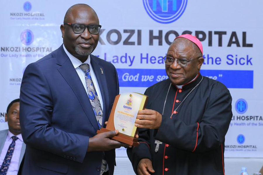 Archbishop Ssemogerere Appreciates Supporters of Nkozi Accident and Emergency Centre
