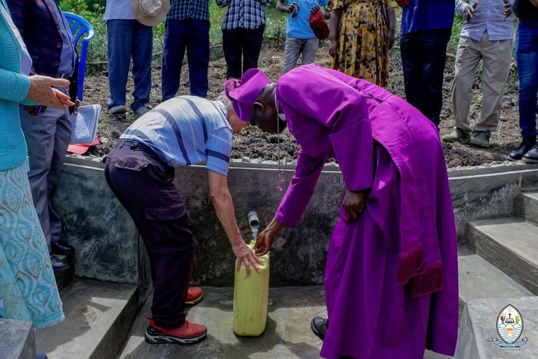 North Kigezi Diocese Commissions Protected Water Spring in Rwaibare