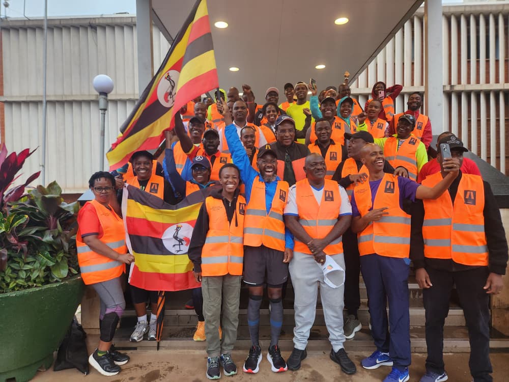 Joe Walker Embarks on 212KM Trek to Hoima