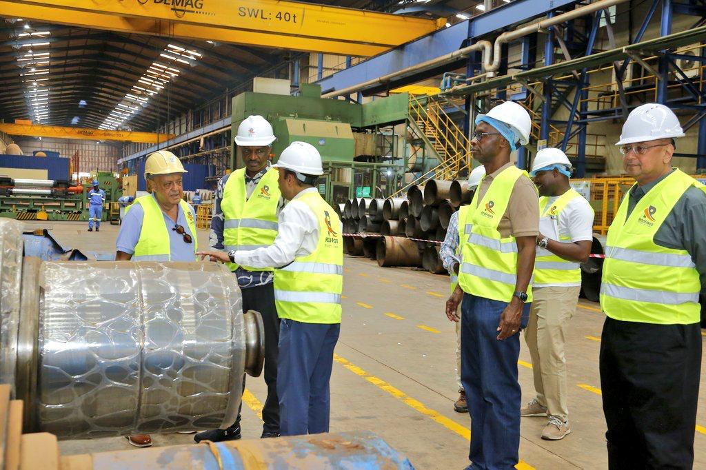 PSST Ggoobi Visits Roofings’ Ultra-Modern Cold Rolling Mill in Namanve