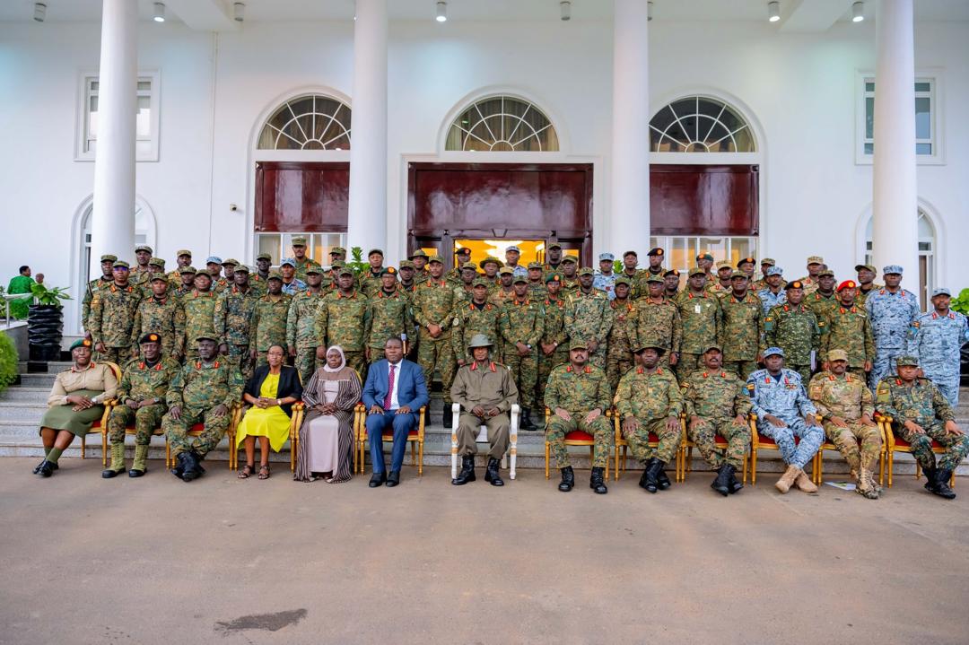 Museveni Chairs UPDF High Command Meeting at State House, Entebbe