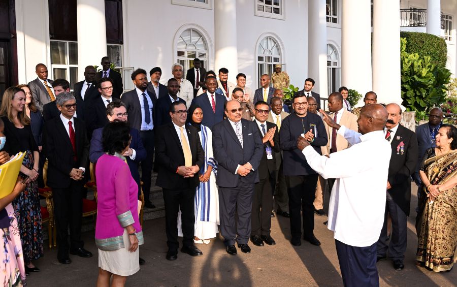 Museveni Hosts UK–India–Uganda Trade Delegation, Champions Continental Integration