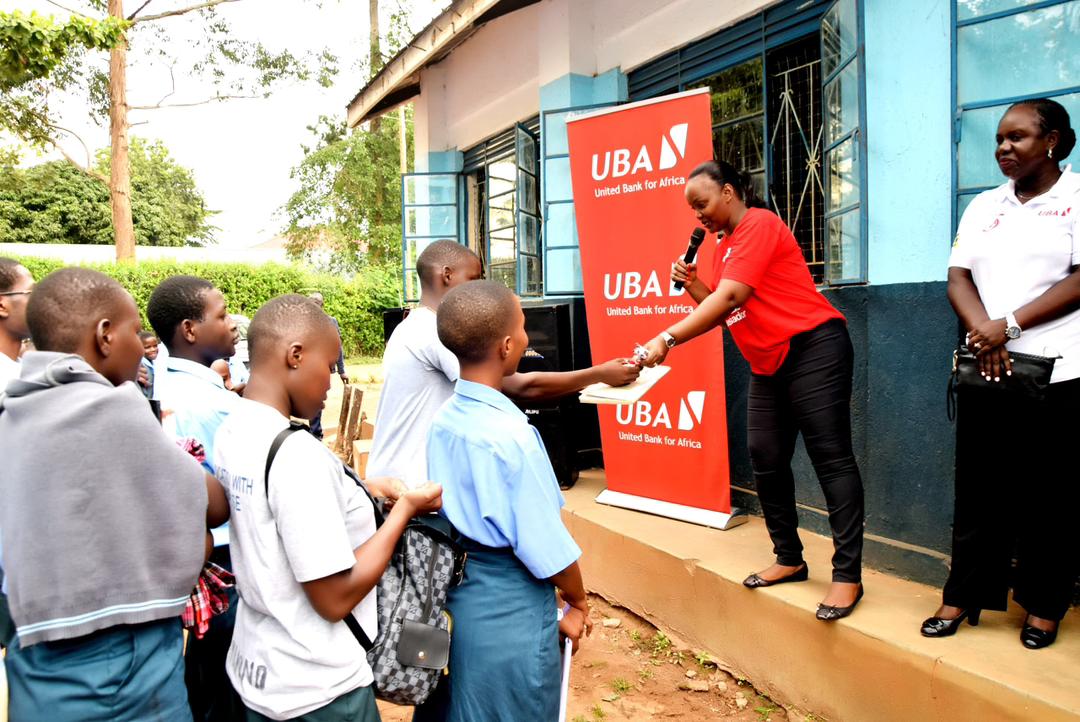 UBA Uganda Donates Books, Sanitary Pads to Mbale Students