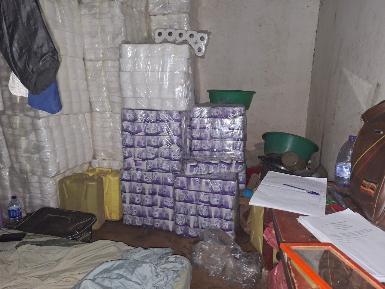UNBS Seizes Nearly 8,000 Rolls of Substandard Toilet Paper in Kampala, Entebbe