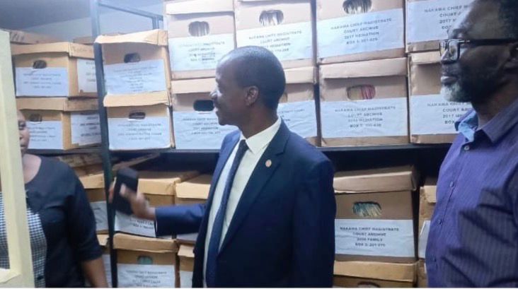Nakawa Court Reorganises Archives to Improve Records Management