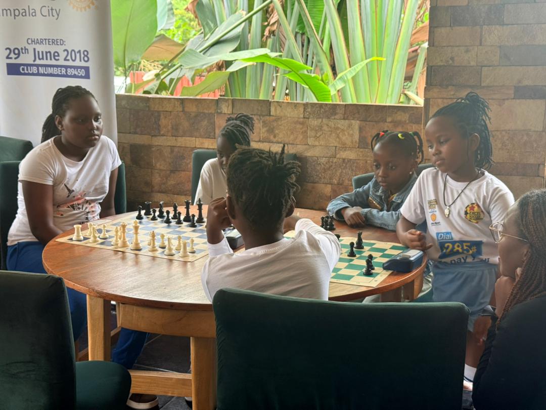 Kampala Kids Compete in First Rotary Chess Tournament