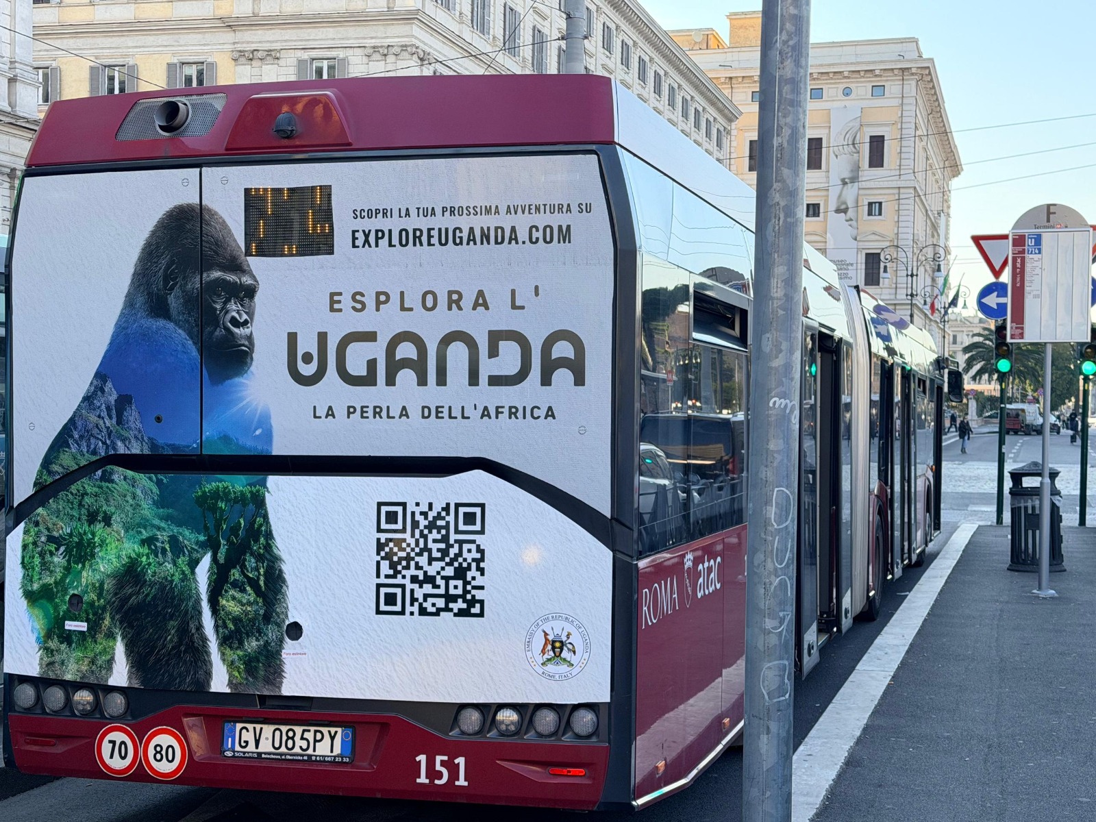 Uganda Launches Transit Advertising Campaign in Italy to Boost Tourism