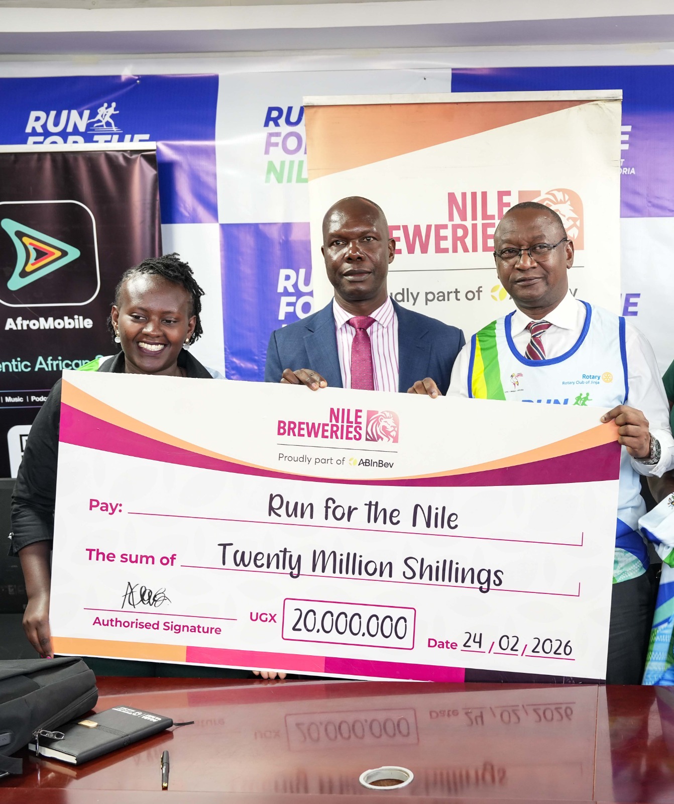 NBL Boosts Run for the Nile Marathon with Shs20M