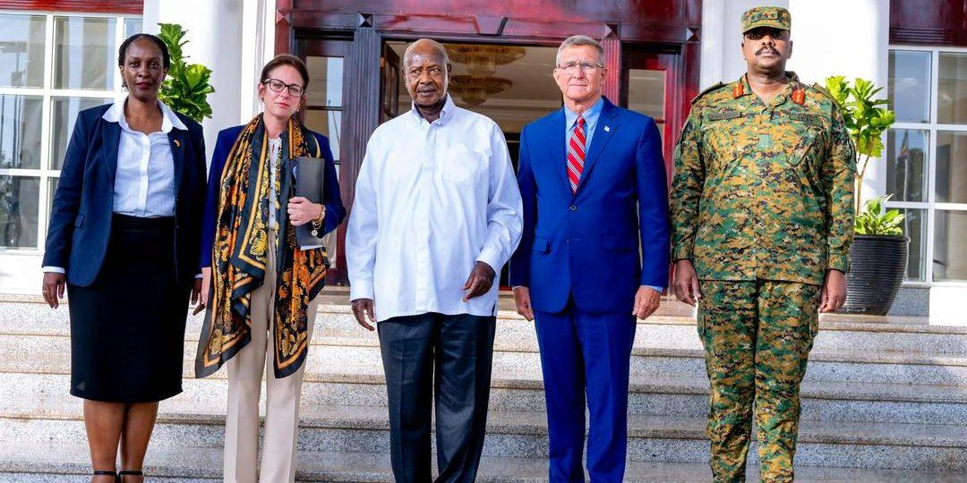 Retired US Military General Micheal Flynn Meets Museveni
