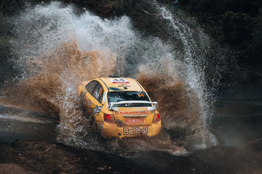 Betika Revels in Sponsoring Uganda's Duncan Mubiru as he Excited During  WRC Safari Rally Kenya