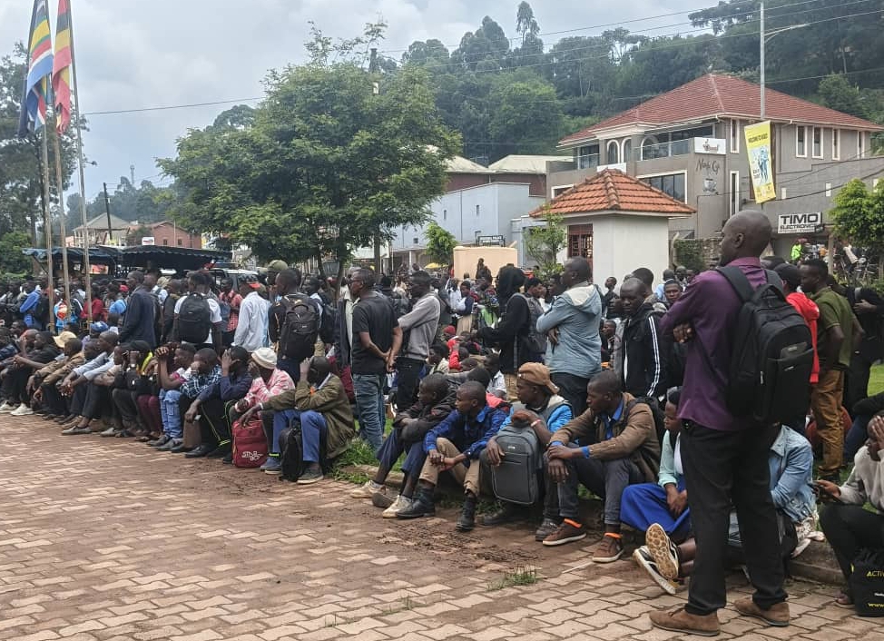 Kabale Special Police Constables Protest Unpaid Election Wages