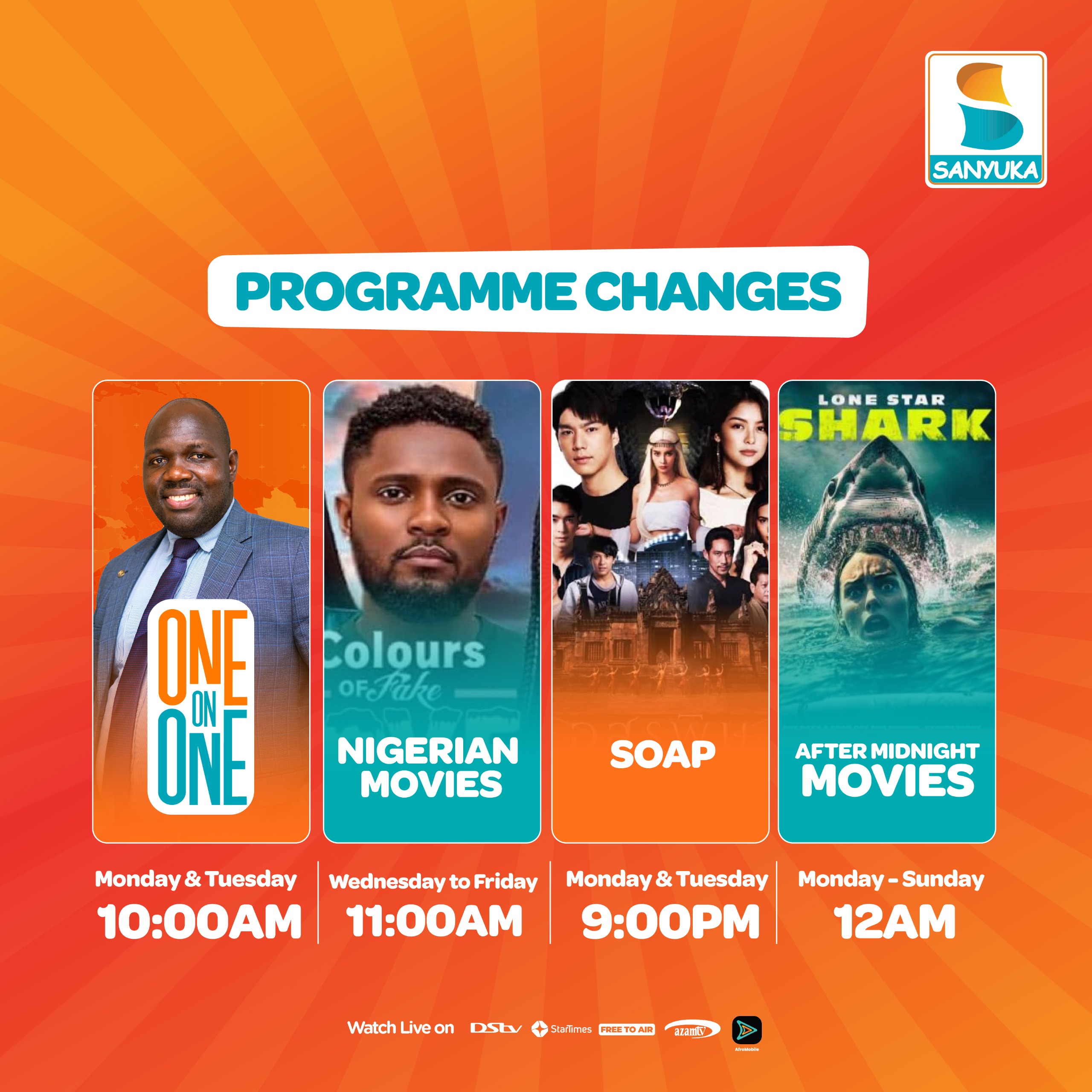 Sanyuka TV Unveils New Programme Line-Up in Major Content Shake-Up