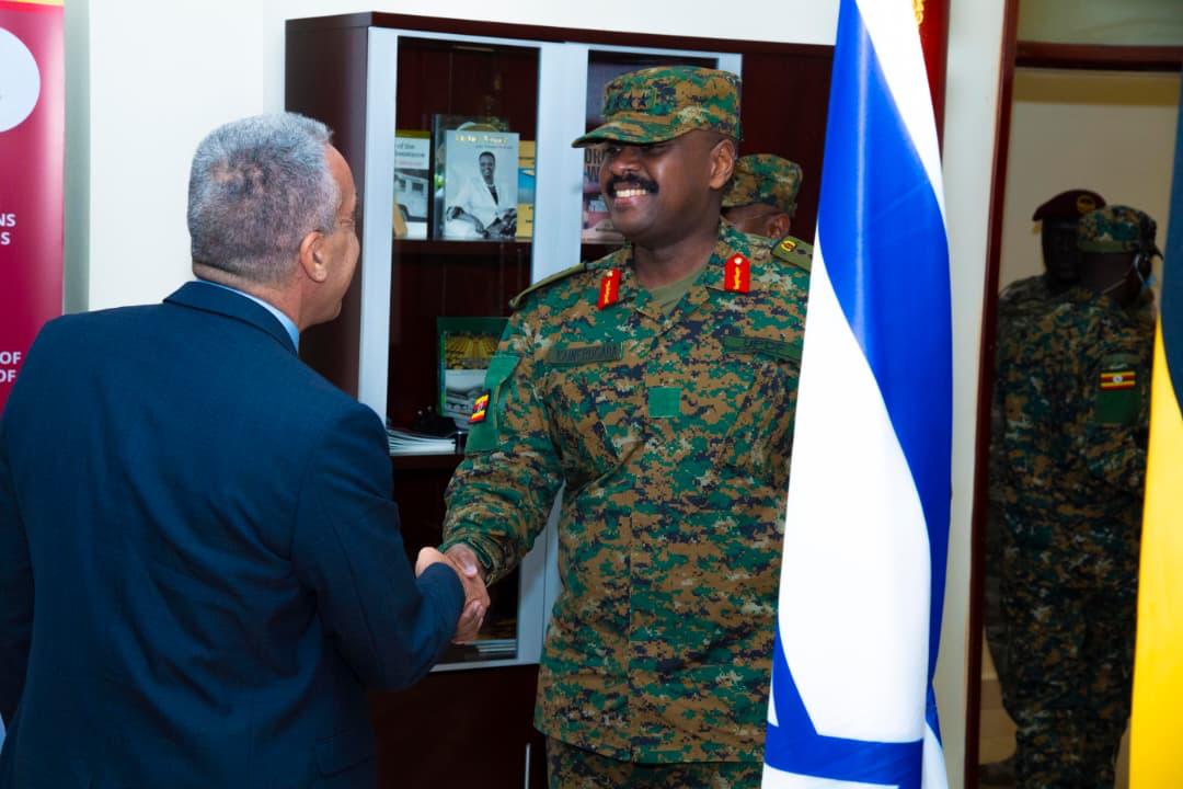 CDF Gen Muhoozi Meets Israeli Envoy Gideon Behar