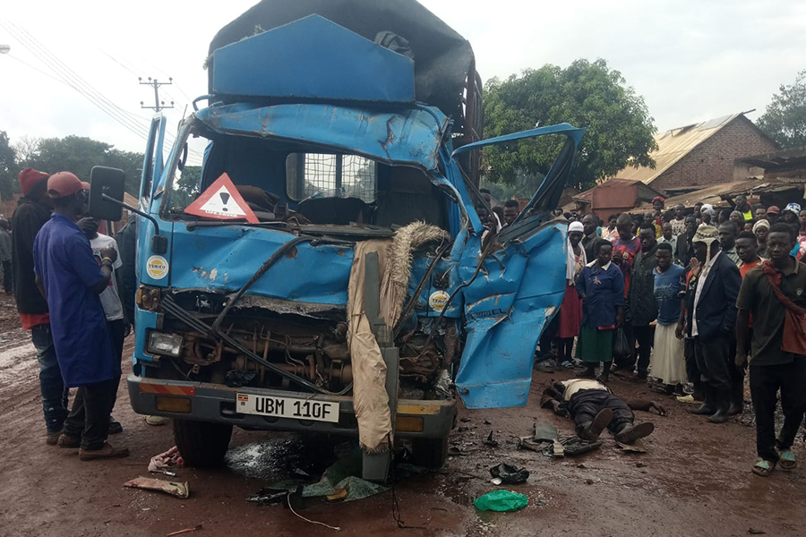 Two Dead, Two Injured in Early Morning Crash at Kaliro Sugar Factory Gate